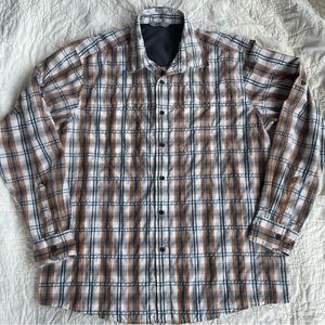 Wrangler LS Active Outdoor Wear Shirt Sz Large